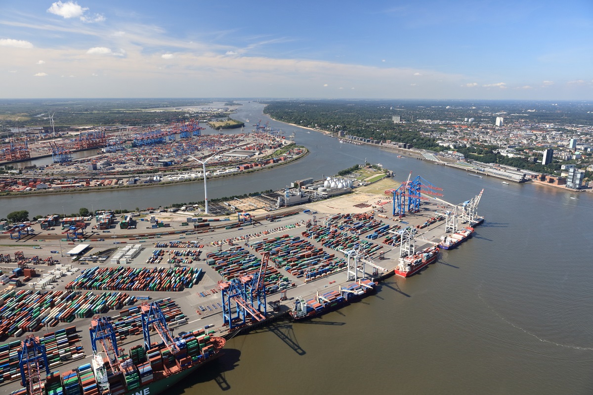 Half procentje minder voor haven Hamburg